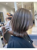 白髪染めなし?!白髪ぼかしハイライト◎