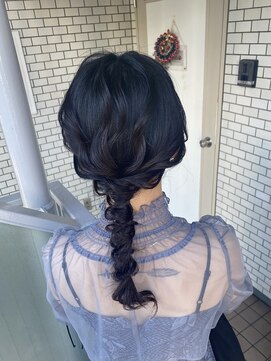 フェリーチェ(Felice) 編み下ろし ローポニー 参列ヘア 袴ヘア