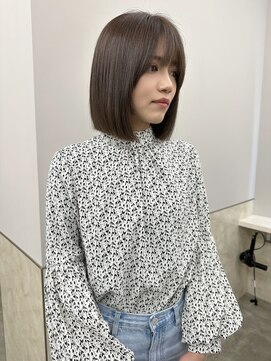 サンド 鹿児島中央(sand) ボブ 韓国ボブ タッセルボブ 切りっぱなしボブ 似合わせ