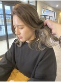 20代30代大人可愛いイヤリングカラーグレーベージュホワイトボブ