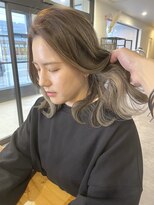 ナンバー(number+)&nbsp;20代30代大人可愛いイヤリングカラーグレーベージュホワイトボブ