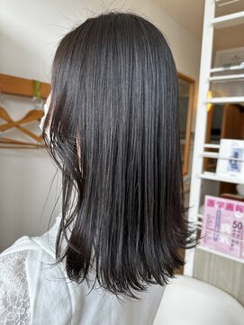 エス ハート オブ ヘアー 名東店(Heart of HAIR) 【ES田中】summer style 外ハネスタイル