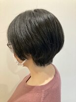 スタジオ アルファプラス 日暮里店(studio α+)&nbsp;ステップボーンカットカットボブショートハイライト白髪ぼかし