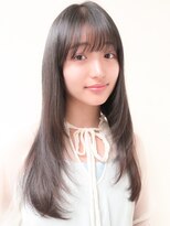 アイニティ(Inity)&nbsp;[Inity]レイヤーロング×ネイビーグレー[心斎橋/ダメージレス]