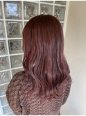 #ピンクレッド#レッドカラー#ダブルカラー