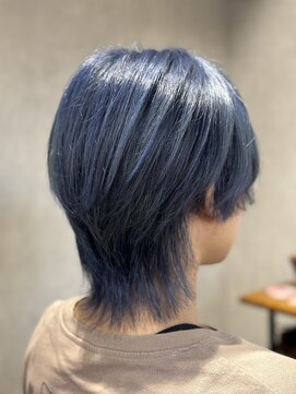 ビスイル 秋葉原店(Vis ill) メンズライクミニウルフショートウルフウルフパーマハイライト