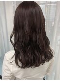 ラベンダーブラウン/ワンカラー/ブリーチなし/韓国