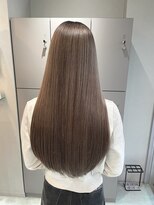 エイト 沖縄豊崎店(EIGHT toyosaki)&nbsp;【EIGHT 豊崎】お客様スタイル_ロング×ミルクティー