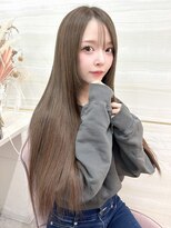 エルバイラビス 大宮(elu by lovis)&nbsp;《高瀬寛菜》アッシュベージュ/エクステ/スーパーロング/大宮