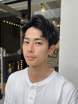 ニカ(NICA)&nbsp;【NICA】メンズアップバング パーマ  ◎上辻