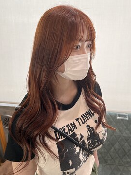 ゼストプラス(ZEST plus) ブリーチなしで楽しむ！オレンジカラー♪【Luna】