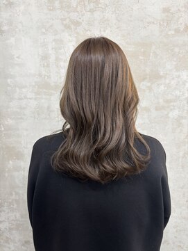 イコウヘアデザイン(icou hair design) トレンドくすみカラー＊スモーキーオリーブ