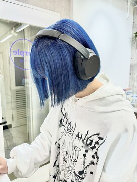 パープル(purple) メンズオーシャンブルー