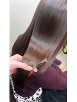 ファム 札幌大通(fam)&nbsp;大人美人◎秋の暗めカラー髪質改善ラベンダーアッシュ