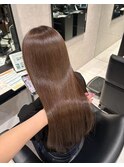 ブリーチなしブラウン×ベージュ