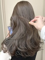 パークレーン アイス イヴェン(park lane ICI yeven)&nbsp;ブリーチなしダブルカラーグレージュくすみベージュ/akari