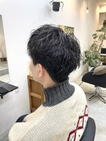 ヒト(Hito)&nbsp;メンズピンパーマ　【高槻市美容室/摂津富田美容室/富田美容室】