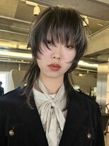 ダブ アオヤマ(DaB AOYAMA)&nbsp;マッシュウルフカット顔まわりカット顔まわりレイヤー