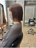 【VENTI 子安】切りっぱなしボブ×縮毛矯正