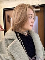 ベンジー オウン 代々木上原店(benji own)&nbsp;ラフだけど品のある　ミルキーベージュ