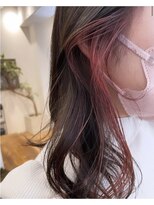 モアナ バイ ヘッドライト 長野駅前店(Moana by HEADLIGHT)&nbsp;Moana長野駅前#イヤリングカラー#インナーカラー#ピンク