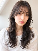 ルシードスタイルサワ(LUCIDO STYLE sawa)&nbsp;透けバング×顔まわりレイヤーの柔らかロング