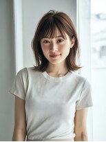 クート(ku-to+)&nbsp;大人可愛い外ハネボブ×シースルーバング