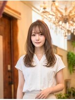 ココラー(COCOlar) ラベンダーグレージュ : 軽やかなレイヤーシャギー