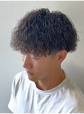 マッシュ×縦落ちツイスパ
