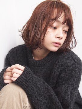 コス(kos) 【nanuk＊ueki】ニットに似合う冬ボブ＊ウェットスタイル