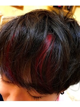 ユナイテッドヘアー(UNITED HAIR) メンズショート×ハイライト