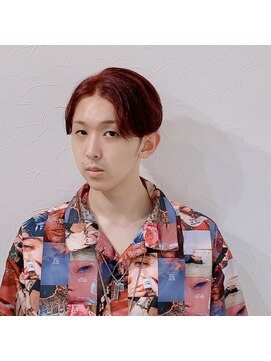 ハク(haku.) ワインレッドセンターパート