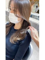 ルームバイシー 新宿(Loom. by Sea) くびれヘア×チェリーブラウン【フェミニン/ダークアッシュ】