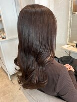 ジーナ 船橋(Zina)&nbsp;オトナ女子ツヤ髪アッシュカラーふんわりミディシースルーバング