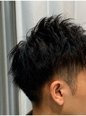 ツーブロショート