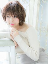クオーレ ヘア アンジュ 水戸店(CUORE HAIR ange)&nbsp;水戸/イルミナカラー/ショコラアッシュ/ふんわりカールb