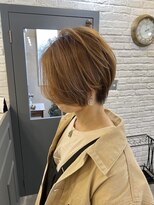 ニューモヘアー 立川(Pneumo hair) ベージュ×ショートボブ