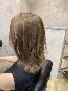 リラ(RiLa) シークレットレイヤー/外はねボブ/ミントカラー/夏カラー