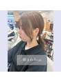 ヘア ポジション HAIR Position 大館西店&nbsp;結んでも、耳掛けしてもかわいい顔周りを作ります