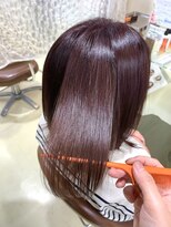 アズール 草加(azule)&nbsp;髪質改善カラー　ピンクブラウン