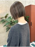 顎ボブ×シアーベージュ