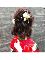 卒業式ヘアセット×袴着付け♪yu