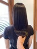 【髪質改善しながら美髪矯正◎】カット+縮毛矯正(ロング)20130円