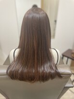 ヘア アトリエ ヴィヴァーチェ(hair atelier Vivace)&nbsp;NEO髪質改善カラーエステ/ベージュピンク/30代/40代/50代
