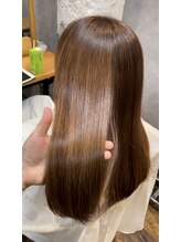 サロンド アクトレス 恵比寿店(salon de actress) カラーファンタジー　ピンクベージュ　恵比寿