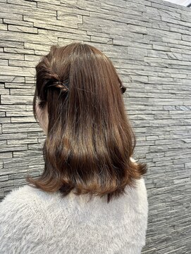 パッション 長町南店(PASSION) ねじりハーフツインアレンジ