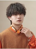 波巻きパーマメンズツイストスパイラルパーマツーブロック