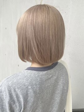 ゲーム 吉祥寺店(GAME) ダブルカラーミルクティーベージュカラーケアブリーチ韓国ボブ