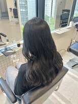 ヌーヴェル(nouvelle)&nbsp;地毛風カラー×ダークグレー