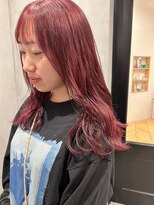 ラヴィズム 長岡店(LUVISM)&nbsp;ミルクティーベージュダブルカラーインナーカラー新潟長岡宮関